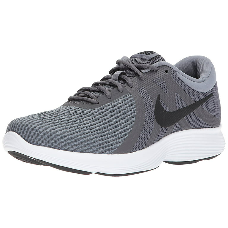 Nike Men's Revolution 4 Dark Grey/White Running Sneakers (11 D(M) US Men)