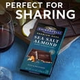 thumbnail image 5 of GHIRARDELLI PREMIUM DARK Sea Salt Almond Dark Chocolate Candy Bar, 3.5 oz Bar, 5 of 17