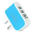 thumbnail image 1 of Candy Color 3 USB Charger Travel Wall Charger Adapter Smart Mobile Phone Power Supply Charger for Tablets, 1 of 7