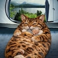 thumbnail image 3 of Vwrxbz Cats Sleeping Bag Adult P Soft Warm Envelope Sleeping Bag With Cute Cat 3D Design For Camping Home Lounging, 3 of 8