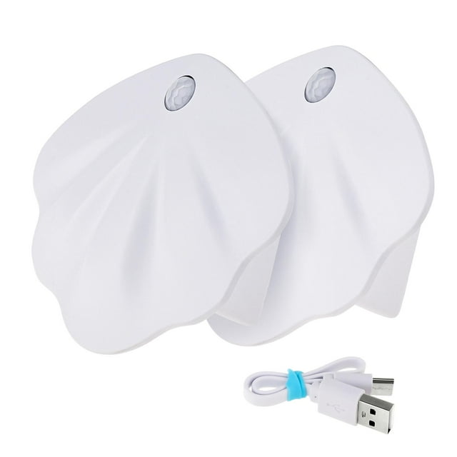 Luces de movimiento Sunnimix Luz de pared recargable USB 2 uds
