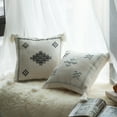 thumbnail image 3 of 16" Throw Pillow Cover with Southwest Tribal Pattern and Corner Tassels, 3 of 7