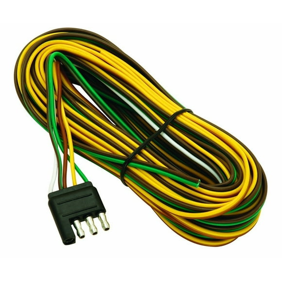 Wesbar 707261 Faisceau de Câblage de Remorque Style Wishbone avec Connecteur à 4 Plats, 3 Pieds