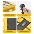 thumbnail image 5 of VILONG 10ft Power Strip 8-Outlet Heavy Duty Surge Protector Outdoor, IPX6 Waterproof, Long Extension Cord, 45° Flat Plug, Yellow, 5 of 9