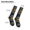 thumbnail image 5 of Fotbe Travel print Women's Men's Novelty Crew Socks Cotton Socks Knee High Socks for Walking,Running,Nurses,Pregnancy, 5 of 9