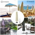 thumbnail image 6 of Honeeladyy Umbrella Cover 210D Oxford Cloth Patio Umbrella Covers Waterproof with Drawstring for 9ft to 12ft Garden Outdoor Umbrella, 6 of 9