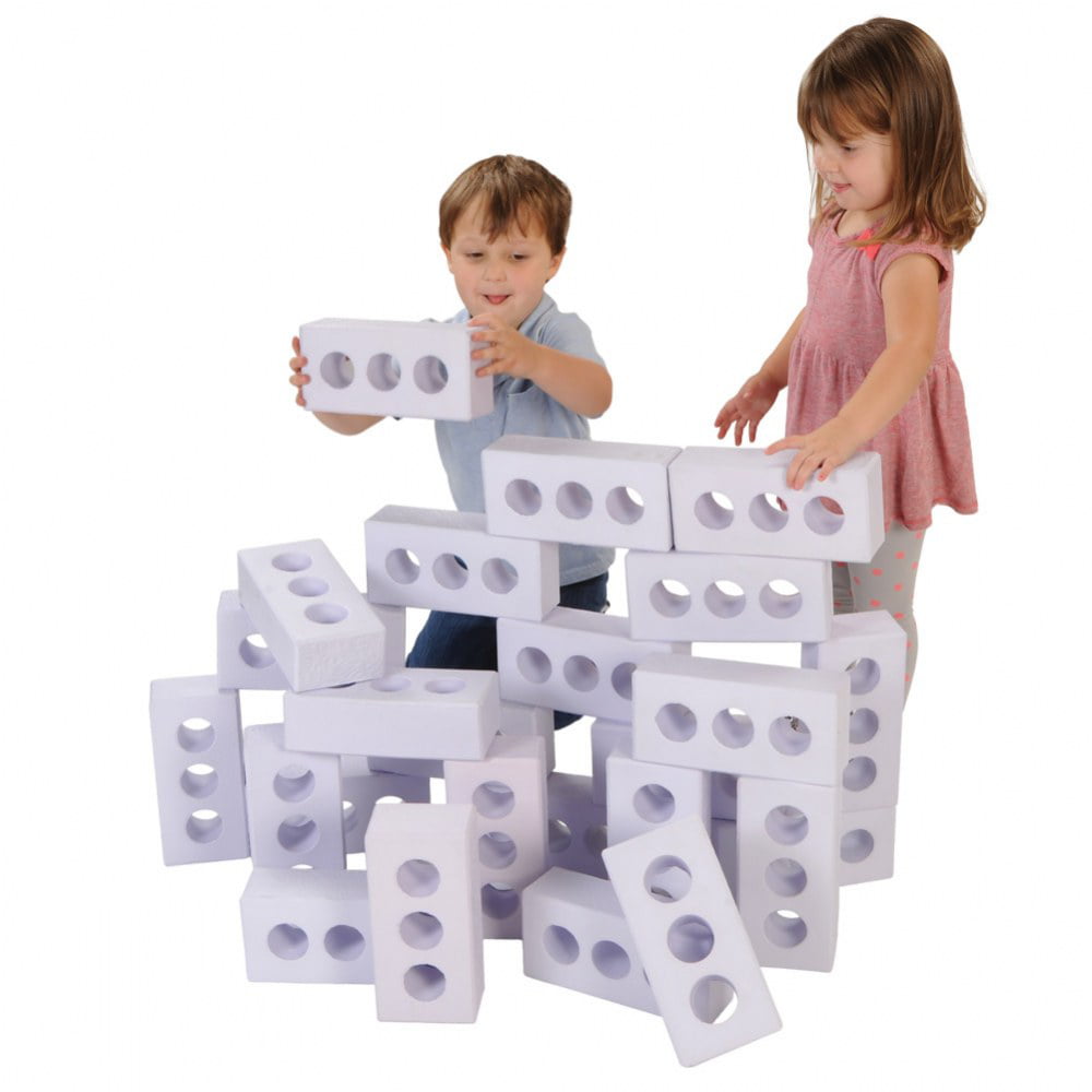 Brick, Blocks, and Rock Builders: Cinder Block Builder Set