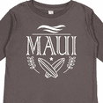 thumbnail image 4 of Inktastic Maui Hawaii Surfing Boys or Girls Long Sleeve Toddler T-Shirt, 4 of 5