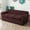 CHOCOLATE, variant on Three seater sofa cover with leaf texture, fabric protection, pet friendly, beautiful, easy to clean, non slip, waterproof, beautifying sofa, used in living room and bedroom