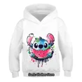 thumbnail image 5 of Sudadera con capucha Kawaii para niñas, sudadera con capucha de Lilo y Stitch para niños, sudadera con letras para bebés, ropa informal de Anime Manga para niñas y niños, 5 of 5