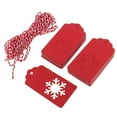 thumbnail image 2 of yuksok 100 Pcs Gift Tag Paper Tags Tags er Labels With Thread Tags Labels Paper Price Red, 2 of 6