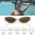 thumbnail image 4 of Gafas de sol FEISEDY diseñador de moda retro con pequeñas flores B2298, 4 of 9