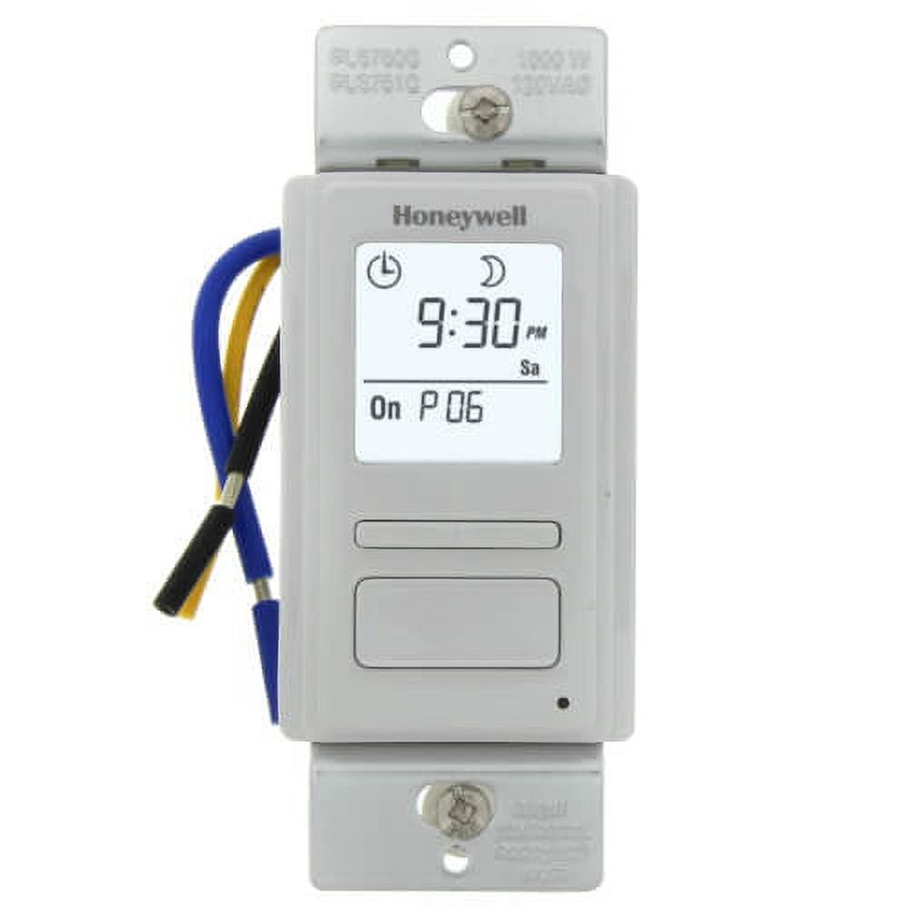 Honeywell PLS750C1000 Timer Switch - Sunrise/Sunset Lighting Control, 3-Way Compatible