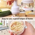 thumbnail image 5 of Vegetable Chopper Dicer With Stainless Steel Blades For Onions Tomatoes Kitchen Helper With Non Slip Base, 5 of 8