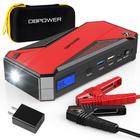 Arrancador portátil para coche DBPOWER Peak 2000A 18000mAh