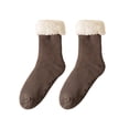 thumbnail image 1 of Slipper Socks with Grips Non Slip Soft Cozy Fuzzy Fleece Lined Socks for Cold Winter, 1 of 6