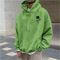 thumbnail image 2 of QIPOPIQ Men's Fleece Graphic Hoodie Clearance, 2 of 6
