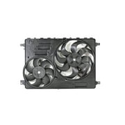 volvo s80 dual radiator and condenser fan assembly