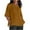 Brown, variant on Ecqkame Women's Cotton Linen Lightweight Tops Summer Casual Loose Half Sleeve Crew Neck Shirt Side Split Solid Color Trend Tunic Tops Coffee M