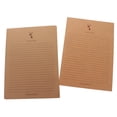 thumbnail image 4 of 50 piezas Papel de carta Sunnimix Navidad ciervos forrada escritura, 4 of 6