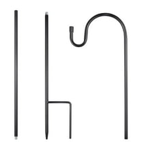 Darzheoy Shepherd Hooks Garden Planter Stakes for Bird Feeders, Hanging Plant Holders Baskets, Weddings, Lanterns