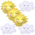 thumbnail image 2 of 6 globos de foil de sol y nube para fiesta, 2 of 5