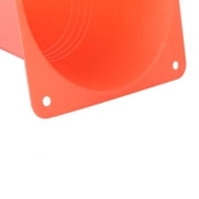 NFTIGB 7.08 inches / 18 cm Soccer Training Cones Set of 6, Orange, Football Barriers Plastic Marker Holder Accessory for Field Drills, Practice and Outdoor Agility Sports