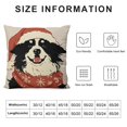 thumbnail image 5 of Patifu Christmas Pillow Covers  Bernese Mountain Christmas Decorations Pillowcase Xmas Dog Throw Pillow Covers Home Sofa Living Room Decorative Cushion Case 18x18in, 5 of 5