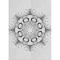 thumbnail image 1 of Ahgly Company Indoor Rectangle Patterned Off-White Novelty Area Rugs, 2' x 3', 1 of 6