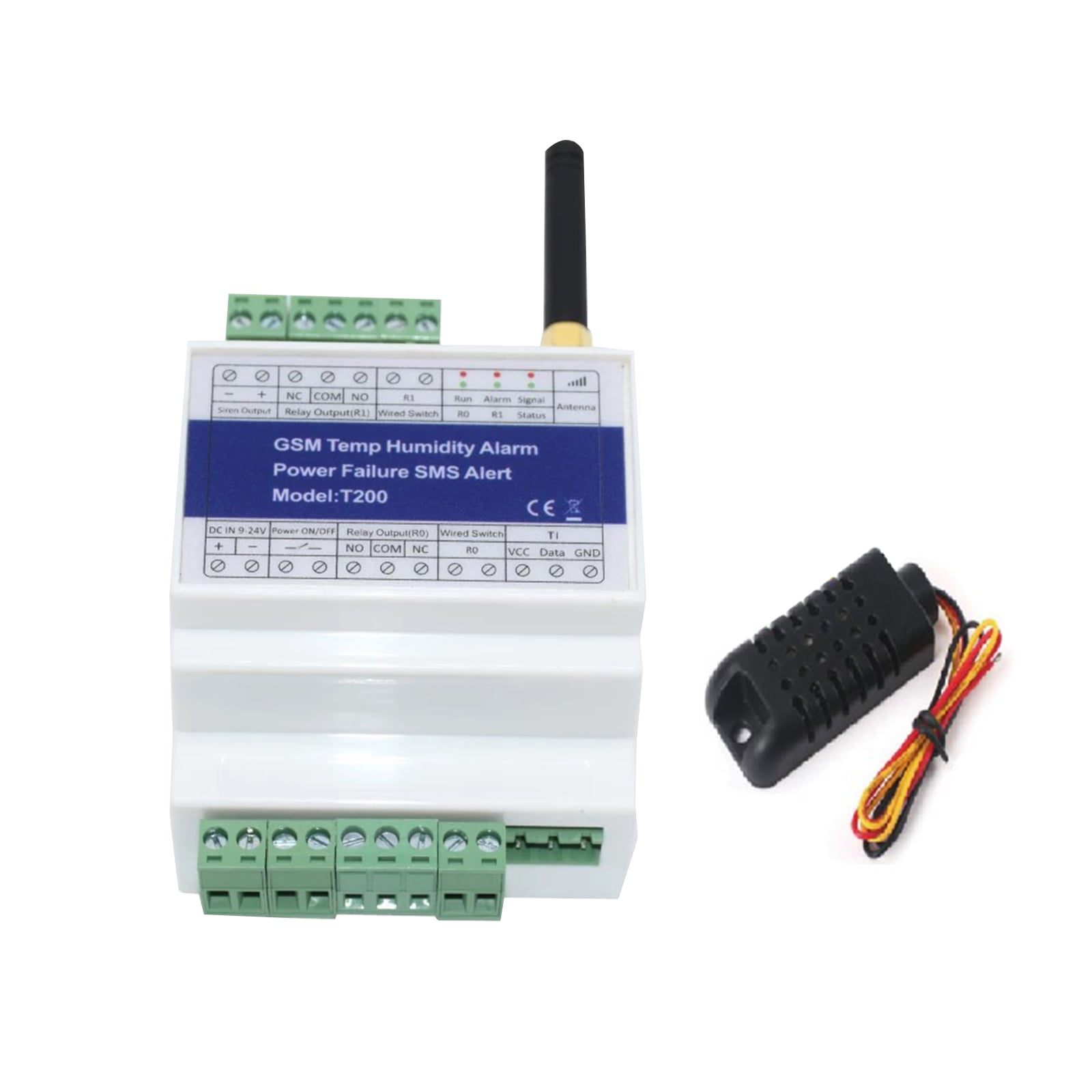 Details about   GSM SMS Temperature Humidity Alarm System Power Failure Alert Remote Control DC 
