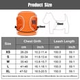 thumbnail image 2 of Skksst Pet Dog Ajustable Chest Harness Breathable Mesh Vest With Leash, 2 of 5