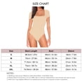 thumbnail image 1 of Body de manga corta,Body de manga corta para mujer Body de manga corta Top Body de verano para mujer Fiabilidad excepcional, 1 of 3