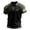 Army Green, variant on Men’s Patriotic 4th of July Polo Shirt American Flag Print with Contrast Stitching Turn Down Collar Button Front Short Sleeve Regular Fit Casual Top for Outdoor Activities Navy XL