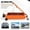 Orange, variant on Rugerasy 15GAL-12V Oil Drain Pan with 180W Electric Pump,Metal Oil Change Pan Cart with 8FT Hose & Folding Handle for Cars,SUVs,Trucks,,Orange