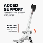 Little Giant Safety Step Stool, Foldable 2 Step, 10210BA