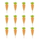 thumbnail image 2 of Decoraciones de Pascua, adornos de Pascua, regalos de Pascua, 12 tarjetas para tarta de cumpleaños, tarjeta para tarta de zanahoria enchufable para fiesta de Pascua, insertos desechables para tarta de, 2 of 6