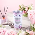 thumbnail image 4 of Christian Gifts for Women Faith Trust in The Lord with All Your Heart 20 oz Stainless Steel Insulated Travel Mug Tumbler with Lid Straw Brush Bible Verse Jesus Religious Gifts for Women Mother''s Day, 4 of 6