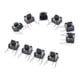 thumbnail image 1 of Botón De Parachoques Con Interruptor Táctil De 10 Piezas Para Negro Sunnimix Botones táctiles del interruptor, 1 of 7