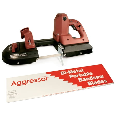 

Disston Aggressor Port-A-Band Bi-Metal Portable Bandsaw Blades Constant Pitch (B4424) 18 Raker TPI 3/Pkg (1 Box)