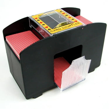 4-Deck Battery-Operated  Playing Card Dispenser for Game Night and Casino Accessories