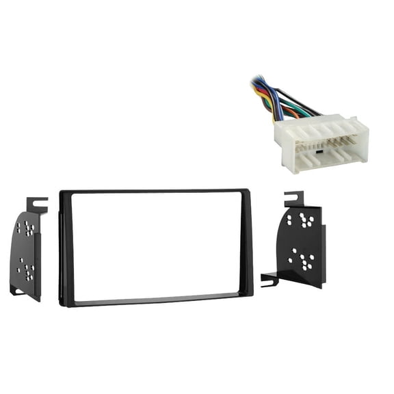 Fits Kia Sedona 2006-2008 Metra Double DIN Dash Kit with Harmony Radio Harness