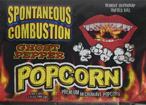 Spontaneous Combustion Microwave Ghost Pepper Popcorn - For Those Brave Souls That Can Take the Heat