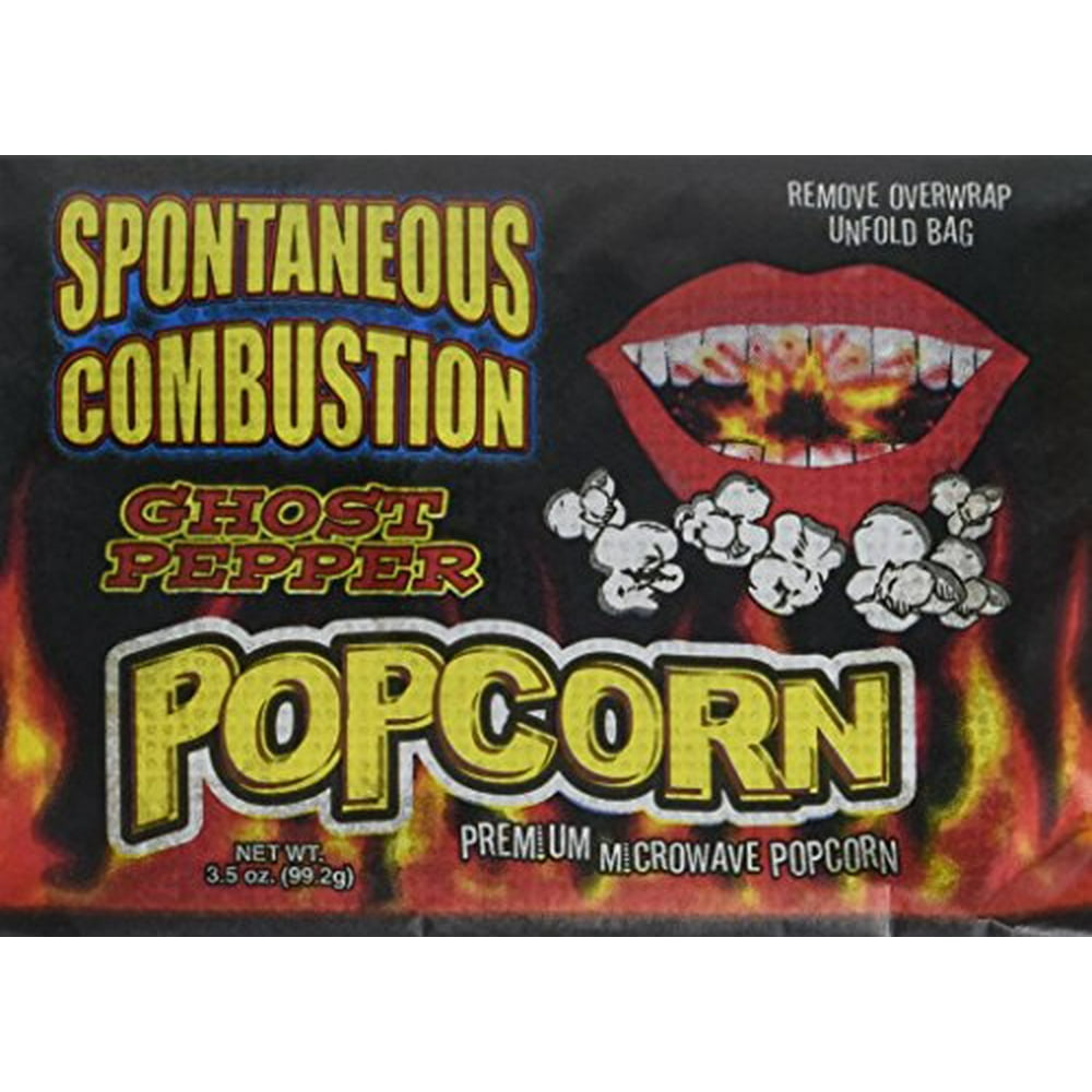 Spontaneous Combustion Microwave Ghost Pepper Popcorn For Those Brave