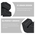thumbnail image 3 of 4Pcs Jack Pad, Universal Rubber Slotted Adapter for Jack Stands, Rubber Frame Rail Protector Jack Pad, Black, 3 of 7
