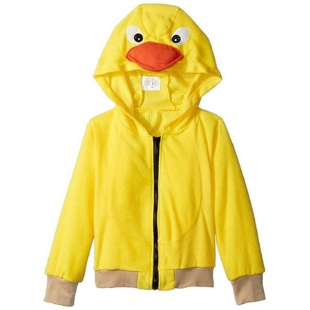 Tub Time Ducky Child Hoodie Costume, Large - Yellow
