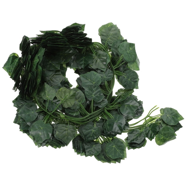 KAKOWELY 12 piezas de plantas de hojas de hiedra artificiales, follaje falso, guirnalda de hiedra, enredaderas verdes