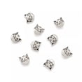 thumbnail image 4 of GRACEARA 20 Pcs Lead Free Tibetan Antique Silver Cat Alloy Spacer Beads 8x8x5mm Hole 2mm, 4 of 9