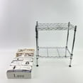 thumbnail image 2 of Lasu Storage racks,2 Tier Shelving Unit, Metal Storage Shelves, 400 lbs Capacity per Shelf, 1200 lbs Total, Durable Heavy Duty Shelf, Easy Assembly for Kitchen, Garage, Plant, 35.8"L x 17.7"W x 19.6", 2 of 9