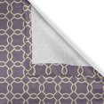 thumbnail image 4 of Ambesonne Geometric Valance Pack of 2, Abstract Lines Vivid, 54"X12", Pale Yellow Mauve, 4 of 5