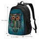 thumbnail image 5 of Balery Owl In Blue Mochila con carga USB para hombre y mujer - Mochila impermeable y antirrobo para laptop con puerto USB para viajes, trabajo, 5 of 7
